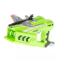 Pistol de jucărie cu lansator de avioane si masinute, Gonga®