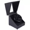 Cutie rotativa pentru ceasuri, 2 compartimente, negru, Gonga®