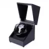 Cutie rotativa pentru ceasuri, 2 compartimente, negru, Gonga®