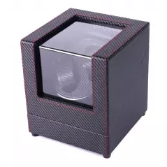 Cutie rotativa pentru ceasuri, 2 compartimente, negru, Gonga®