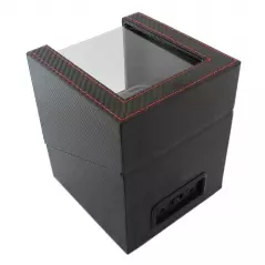 Cutie rotativa pentru ceasuri, 2 compartimente, negru, Gonga®