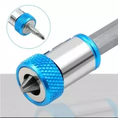 Suport magnetic pentru bormasina cu opritor de adancime si blocare de tip HEX de 1/4 inch, Gonga®
