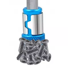 Suport magnetic pentru bormasina cu opritor de adancime si blocare de tip HEX de 1/4 inch, Gonga®