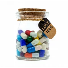 Recipient Love Pills, 50 capsule cu cartonase ascunse, Gonga