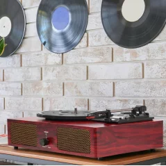 Pick-Up , gramofon cu 3 viteze, boxe integrate Bluetooth, Gonga®