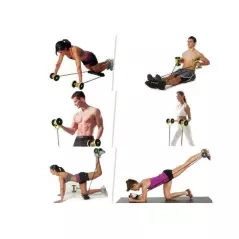 Dispozitiv de antrenament muscular cu gantere din cauciuc, Gonga®