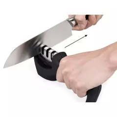 Aparat pentru ascutit cutite, 3 in 1, Gonga®