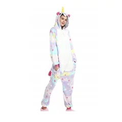 Pijama intreaga model Unicorn Stelar, Gonga