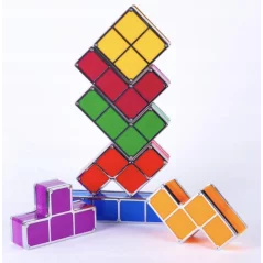 Lampa de veghe model Tetris, modulara, Gonga® - Multicolor