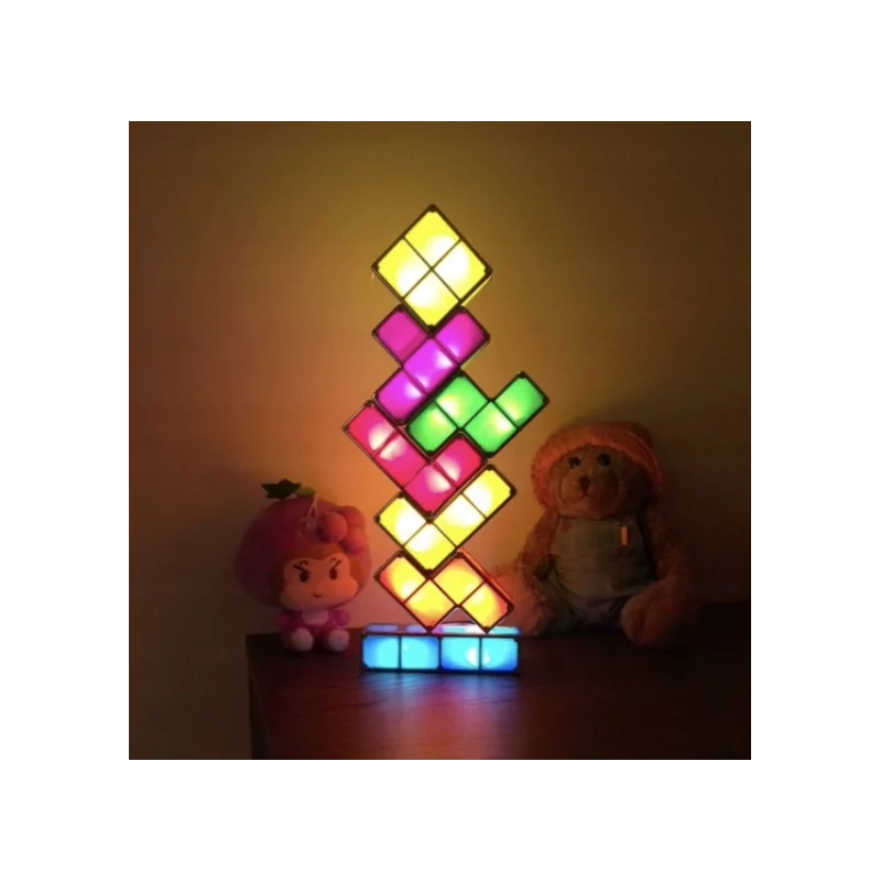 Lampa de veghe model Tetris, modulara, Gonga®