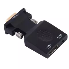 Adaptor Convertor HD38 de la VGA (D-Sub) + Audio la HDMI, Gonga®