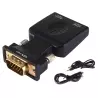 Adaptor Convertor HD38 de la VGA (D-Sub) + Audio la HDMI, Gonga®