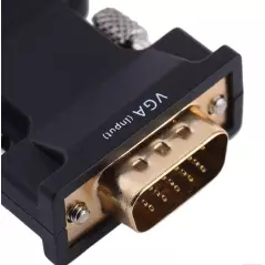 Adaptor Convertor HD38 de la VGA (D-Sub) + Audio la HDMI, Gonga®