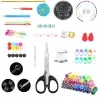Set 200 de elemente pentru cusut, multicolor, Gonga®