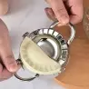 Set forma si cutit pentru aluat ravioli, inox, Gonga®