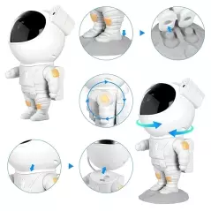 Proiector in forma de astronaut, permite proiectarea stelelor sau galaxiilor, Gonga®
