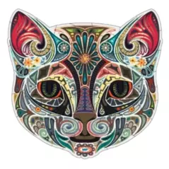 Set de broderie cu mozaic 5D , model Pisica, Gonga - Multicolor
