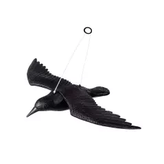 Figurina model corb in zbor, pentru alungarea pasarilor, Gonga