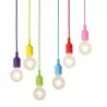 Lustra Cu 6 Pendule E27, Model Spider, Multicolor, Gonga®