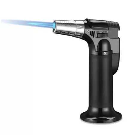 Arzator pentru flambat, reincarcabil, negru, Gonga®