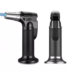 Arzator pentru flambat, reincarcabil, negru, Gonga®