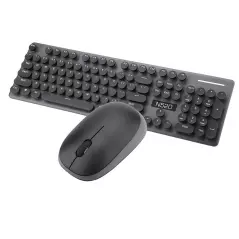 Kit mouse si tastatura wireless, N520, Gonga - Negru