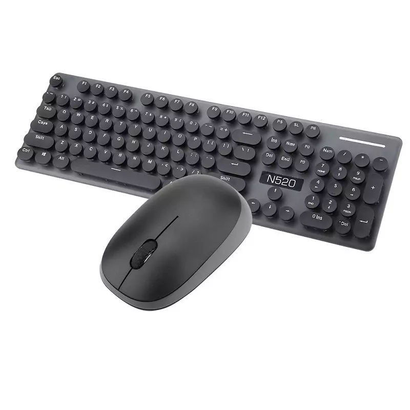 Kit mouse si tastatura wireless, N520, Gonga®