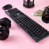 Kit mouse si tastatura wireless, N520, Gonga®