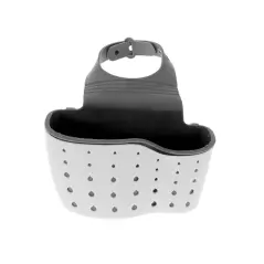 Suport pentru burete de vase bucatarie pentru chiuveta, curea reglabila din silicon, Gonga®