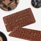Formă din silicon pentru ciocolată, literele alfabetului, Gonga®