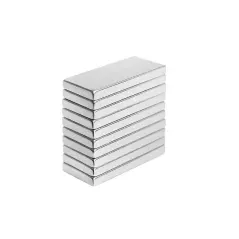 Set 10 magneti puternici neodim, Gonga® - Argintiu