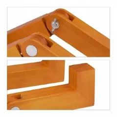 Lampă led, din lemn, reglabilă, cu cap in forma de proiector, Gonga®