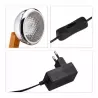 Lampă led, din lemn, reglabilă, cu cap in forma de proiector, Gonga®