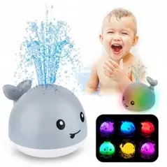 Jucarie balena, pentru cada, scoate apa, cu leduri, Gonga®