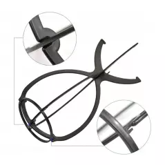 Suport perucă, negru, Gonga®