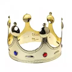 Coroana de rege, reglabila, Gonga - Auriu