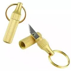 Breloc mini cuțit pentru deschiderea pachetelor și a plicurilor, Gonga®