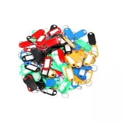Set 100 bucati, brelocuri/identificatori pentru chei, Gonga - Multicolor