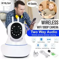 Camera de supraveghere WiFi, 1080px, cu senzor de miscare, Gonga®