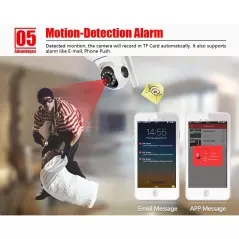 Camera de supraveghere WiFi, 1080px, cu senzor de miscare, Gonga®