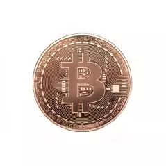Moneda Bitcoin pentru colectionari,Gonga® - Roz