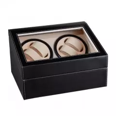 Cutie Rotativa Pentru Ceasuri, 10 compartimente, 4 rotative si 6 fixe, Gonga®