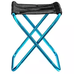 Mini scaun pliabil de buzunar 27x21x18 cm, Gonga - Albastru