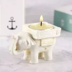 Suport pentru lumanare, model Elefantul norocos, Gonga®