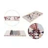 Tabla de joc din lemn 2in1, sah si hochei, 35 cm, Gonga®