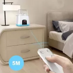 Incalzitor dublu de biberoane, sterilizator multifunctional pentru sticle bebelusi si suzete, cu display LED, Gonga®