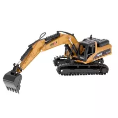 Excavator HULNA, 12 x 7 x 16cm, 1:50, metal/plastic, Gonga® - Galben