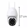 Camera supraveghere IP de exterior, rotativa, WiFi ZOOM 2MP 2MPx, Gonga®