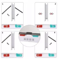 Usa batanta din plastic, pentru pisici, Gonga®
