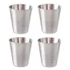 Set 4 Pahare de 30 ml, Otel Inoxidabil Cu Husa Din Piele Ecologica, Gonga®